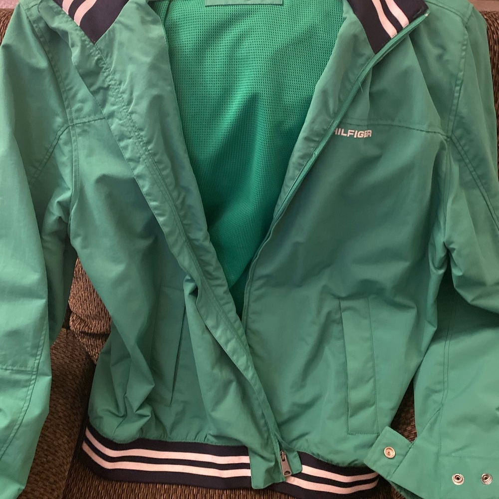 Tommy Hilfiger Jacket w Hoodie Green w Mix